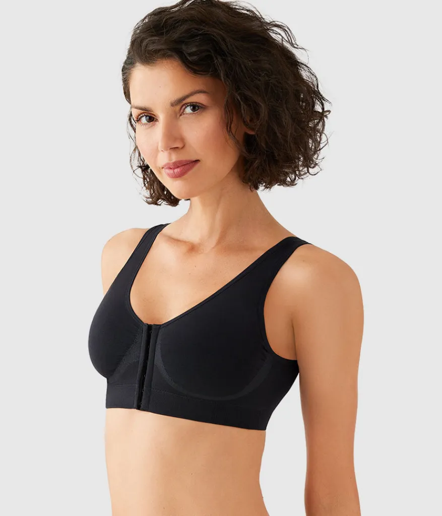 Wacoal Unlined|Bralettes * B-Smooth® Front Close Bralette Black