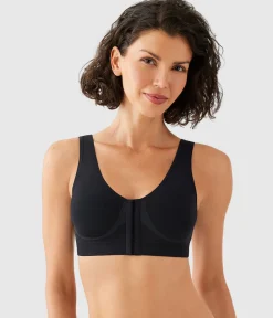 Wacoal Unlined|Bralettes * B-Smooth® Front Close Bralette Black