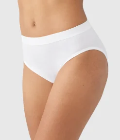 Wacoal Hi-Cut|Seamless * B-ooth® Natura Hi-Cut White