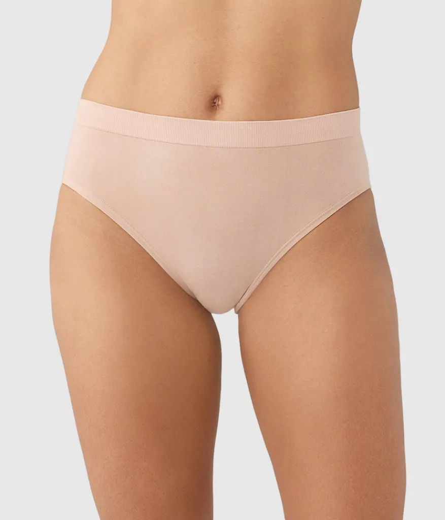Wacoal Hi-Cut|Seamless * B-ooth® Natura Hi-Cut Roebuck