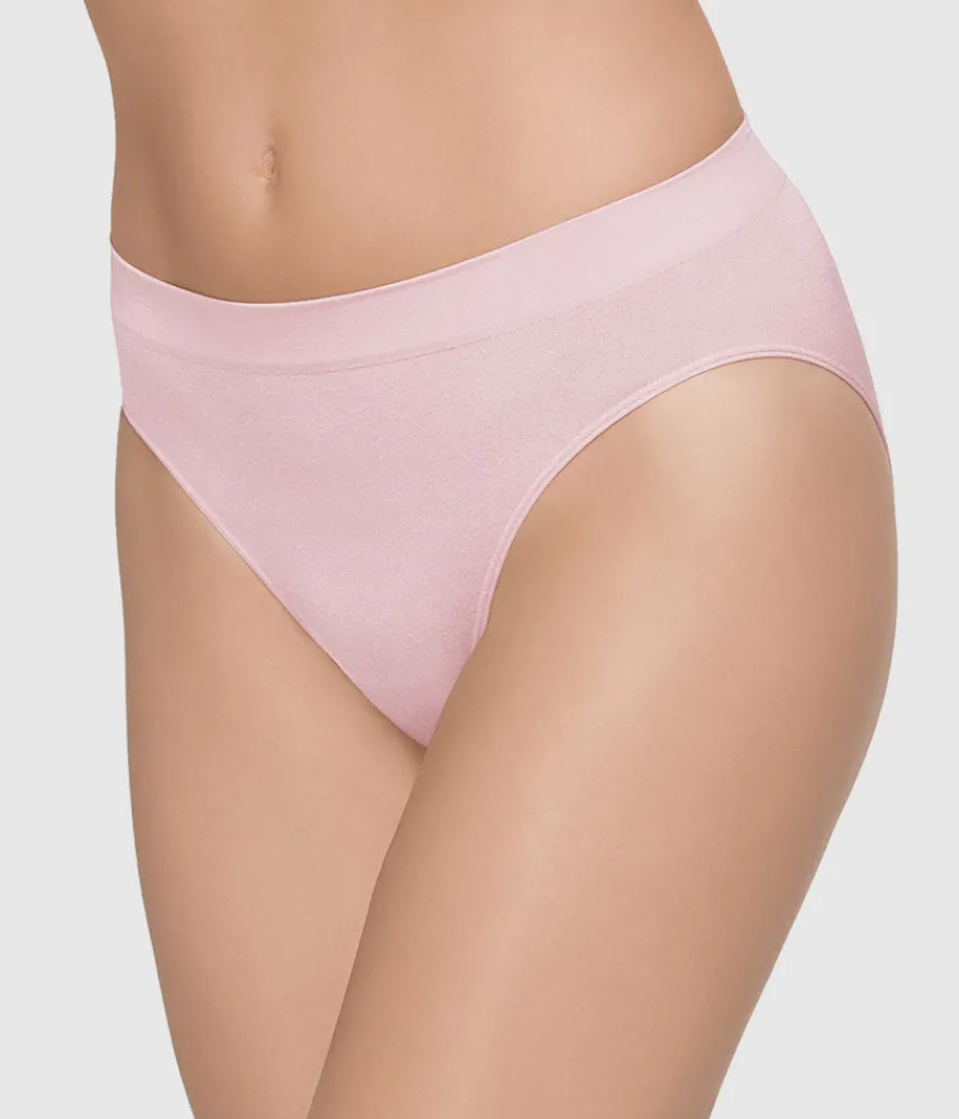 Wacoal Hi-Cut|Seamless * B-ooth® eae Hi-Cut Chalk Pink