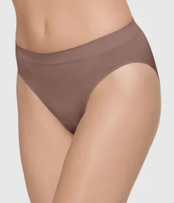 Wacoal Hi-Cut|Seamless * B-ooth® eae Hi-Cut Deep Taupe