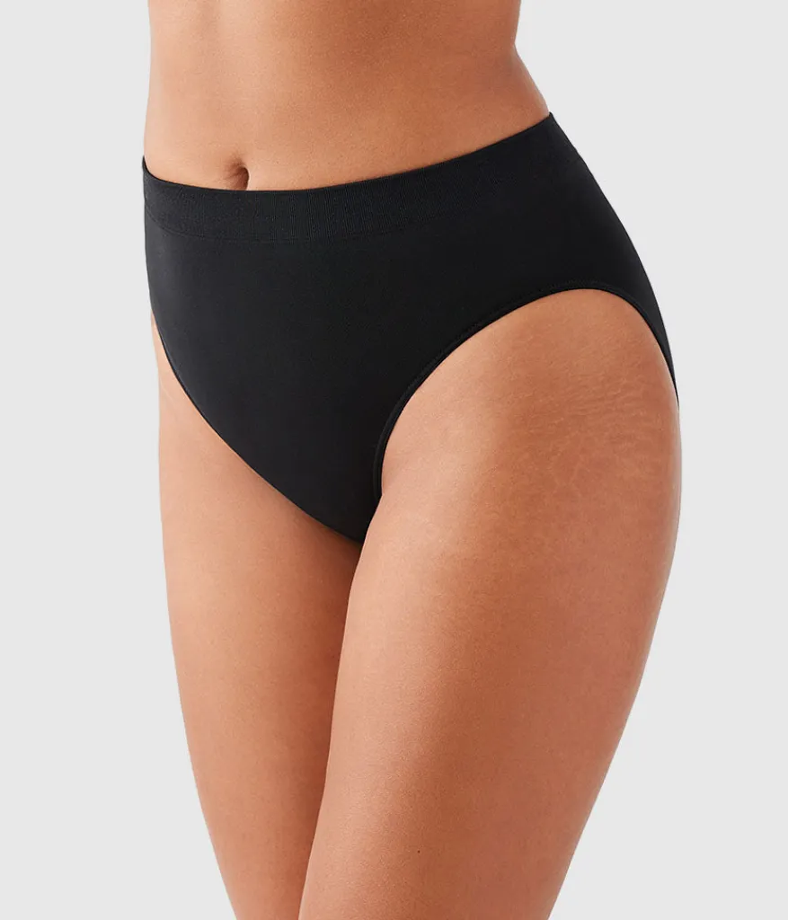 Wacoal Hi-Cut|Seamless * B-ooth® eae Hi-Cut Black