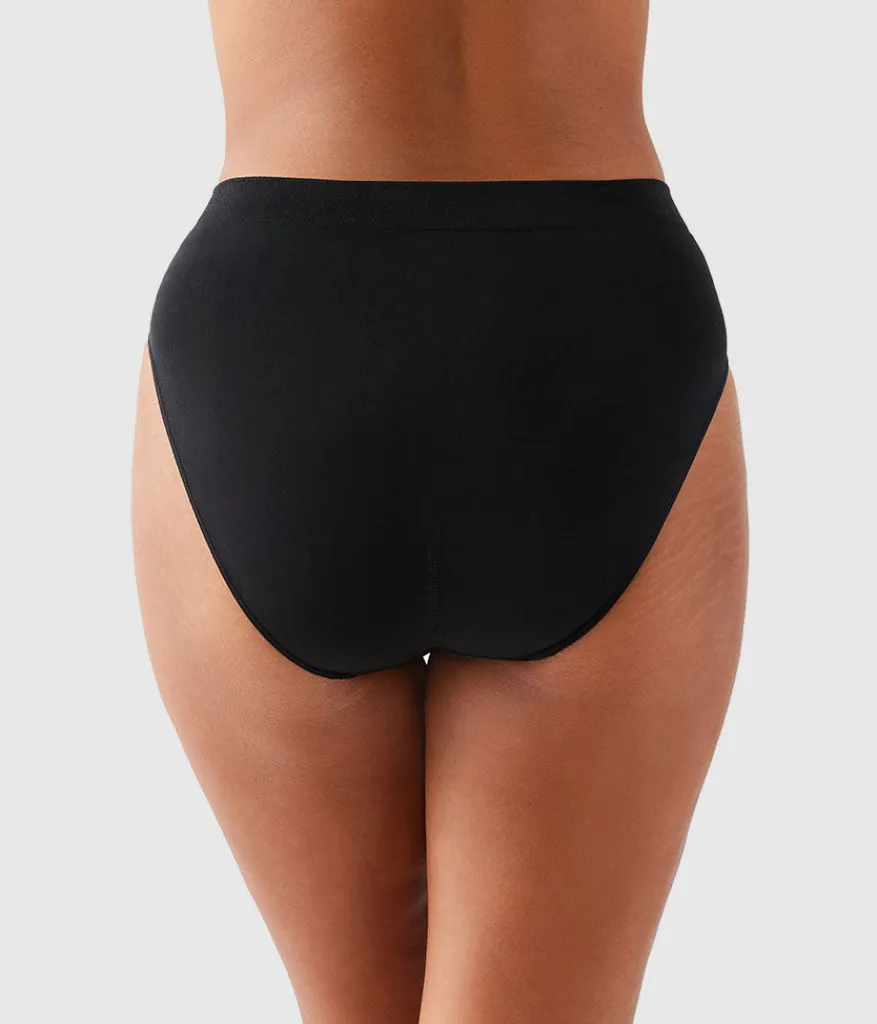 Wacoal Hi-Cut|Seamless * B-ooth® eae Hi-Cut Black