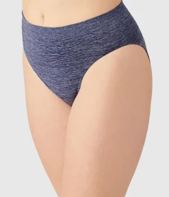 Wacoal Hi-Cut|Seamless * B-ooth® eae Hi-Cut Patriot Blue Heather