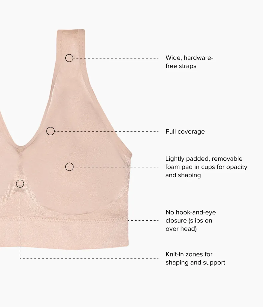Wacoal Bralettes|Seamless * B-Smooth® Wire Free Bralette Rose Dust