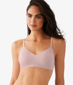 Wacoal Lace|Wireless * b.wow'd ace Wire Free Bra Blush Pink