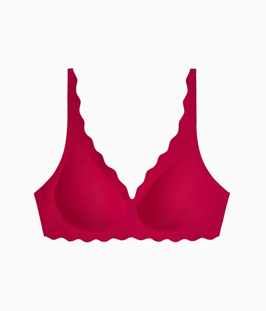 Wacoal Racerback/Convertible|Seamless * b.wow'd Wire Free Bra Cerise