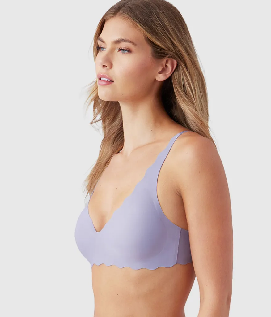 Wacoal Racerback/Convertible|Seamless * b.wow'd Wire Free Bra Lavender Gray