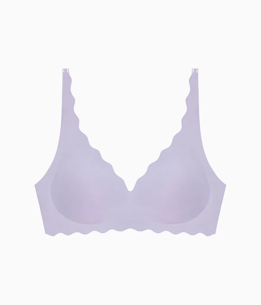 Wacoal Racerback/Convertible|Seamless * b.wow'd Wire Free Bra Lavender Gray