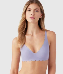 Wacoal Racerback/Convertible|Seamless * b.wow'd Wire Free Bra Lavender Gray