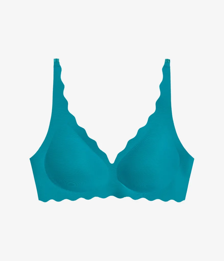 Wacoal Racerback/Convertible|Seamless * b.wow'd Wire Free Bra Deep Lake