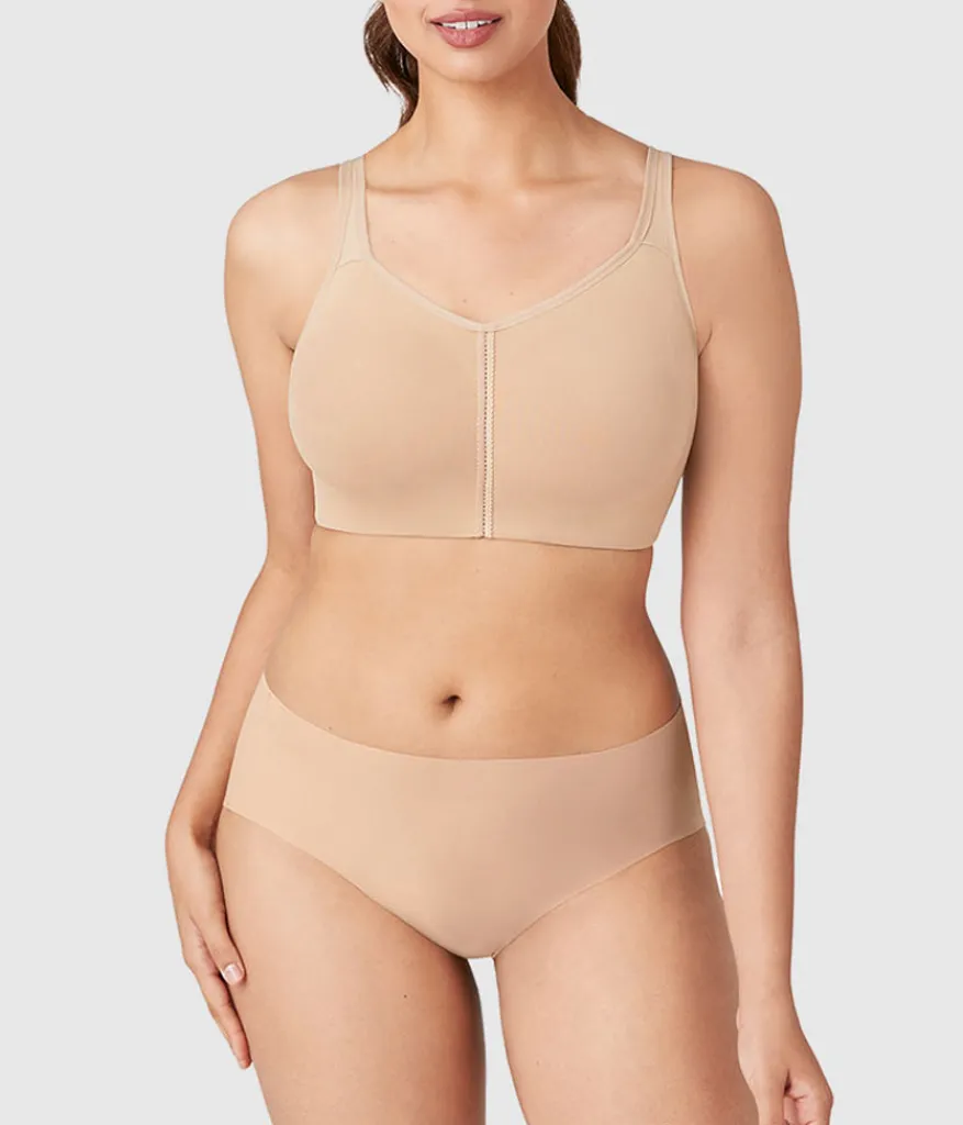Wacoal Seamless|Wireless * Casual Beauty Wire Free Bra Toast