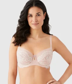 Wacoal Unlined|Lace * Center Stage Underwire Bra Rose Dust/Angel Wing