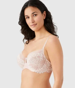 Wacoal Unlined|Lace * Center Stage Underwire Bra Rose Dust/Angel Wing