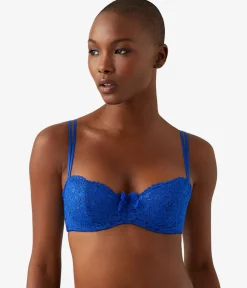 Wacoal Lace|Bras * Ciao Bella Balconette Bra Surf Blue