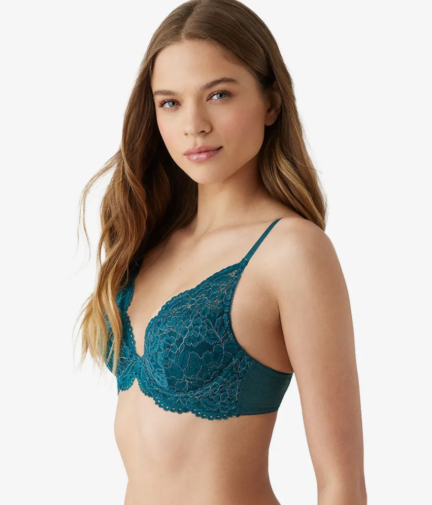 Wacoal Underwire * Ciao Bella Plunge Contour Bra Spruced-up