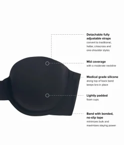 Wacoal Strapless|T-Shirt * Comfort First Strapless Bra Black
