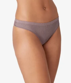 Wacoal Thong * Cofort Intended Rib Thong Peppercorn