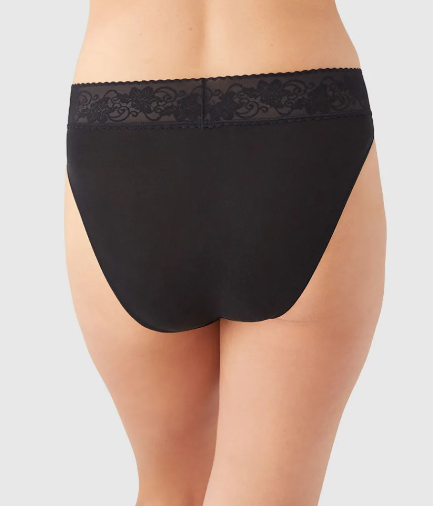 Wacoal Hi-Cut * Cofort Touch Hi-Cut Black