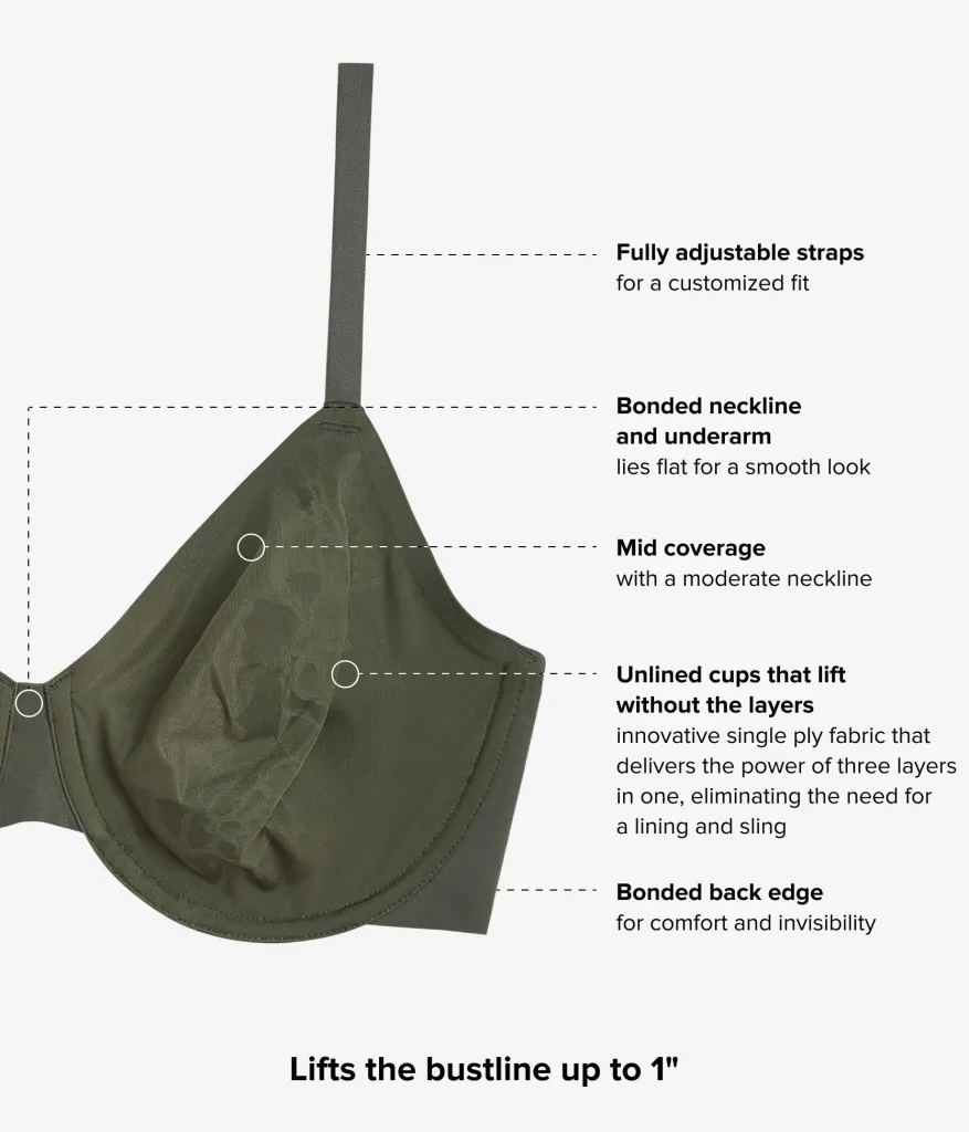 Wacoal Unlined|Seamless * Confidence Boost™ Underwire Bra Kambaba