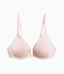 Wacoal Underwire|T-Shirt * Cotton To A Tee Plunge T-Shirt Bra Rose Smoke