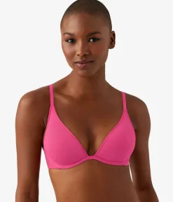 Wacoal Racerback/Convertible|T-Shirt * Cotton To A Tee Plunge T-Shirt Bra Raspberry Sorbet