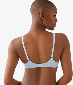 Wacoal Unlined * Cotton To A Tee Scoop Underwire Bra Dream Blue