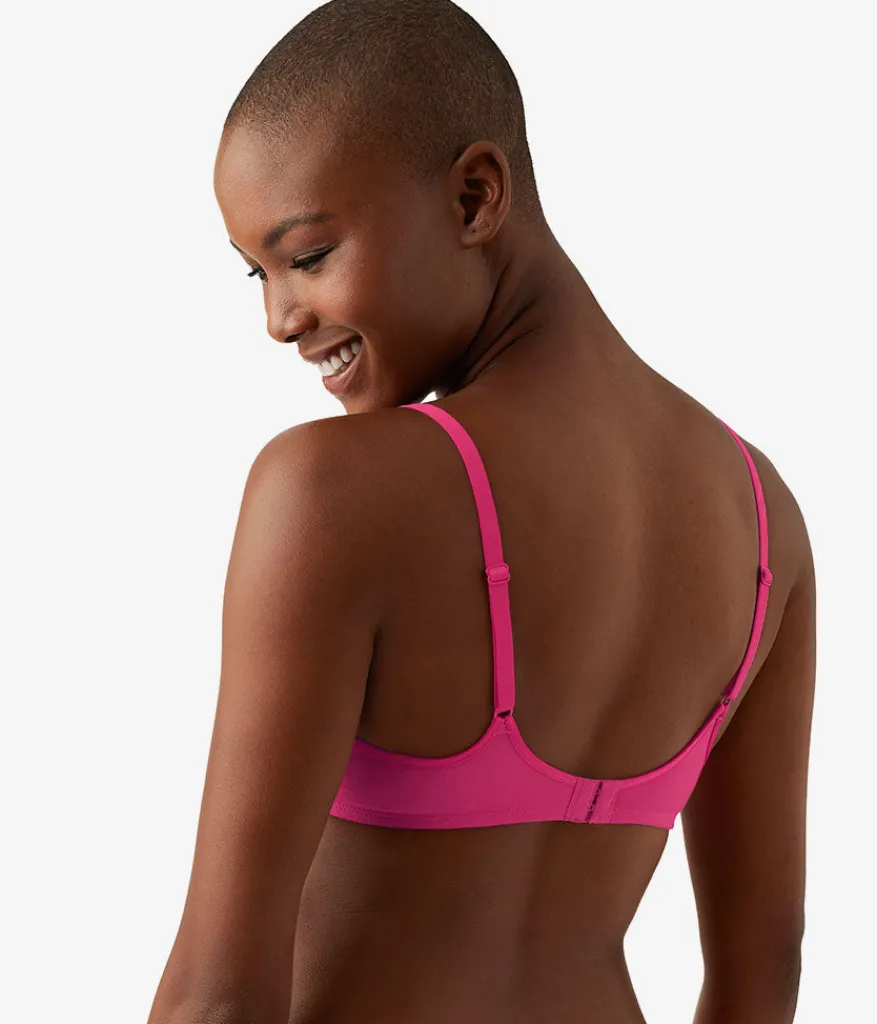 Wacoal Unlined * Cotton To A Tee Underwire Bra Raspberry Sorbet