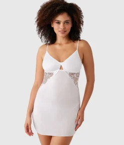 Wacoal Chemises & Bodysuits * Draatic Interude Cheie White