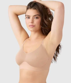 Wacoal Bras|Lounge * Eay ike unday™ Wire Free T-hirt Bra Praline