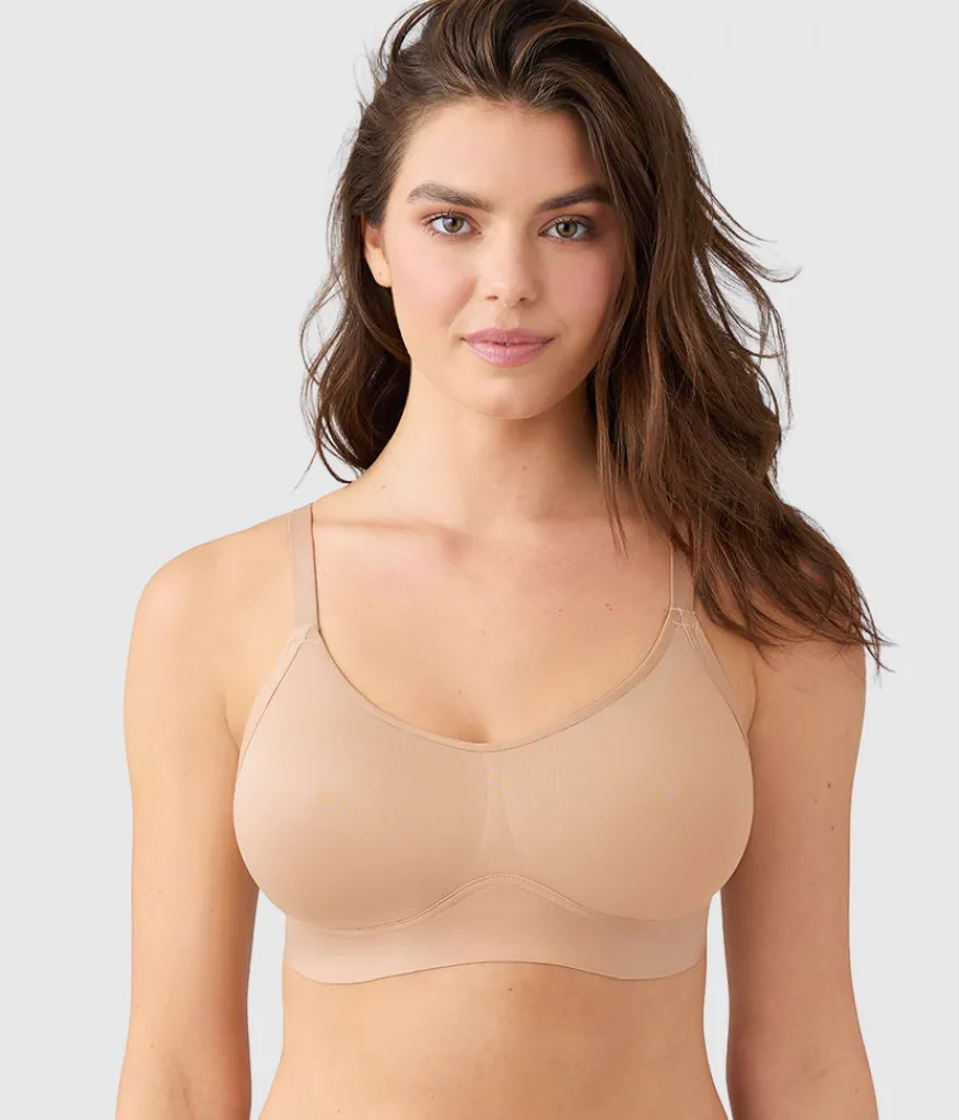 Wacoal Bras|Lounge * Eay ike unday™ Wire Free T-hirt Bra Praline