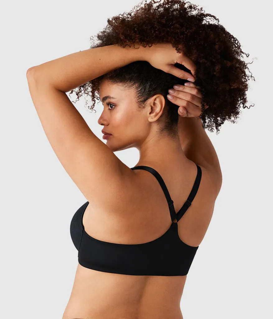Wacoal Full Figure|Unlined * Elevated Allure Front Close Underwire Bra Black