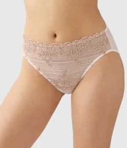 Wacoal Panties|Hi-Cut * Ebrace ace® Hi-Cut Angel Wing/Rose Dust