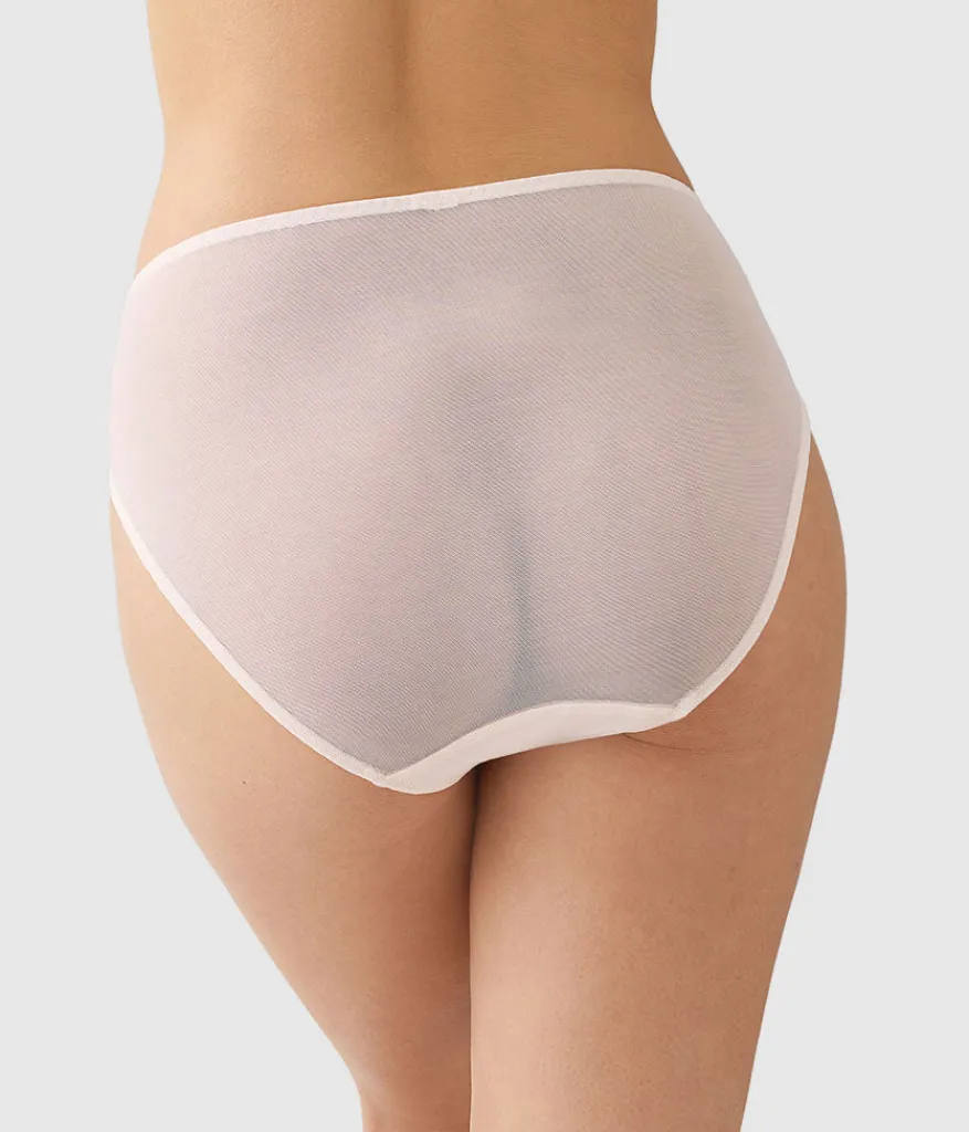 Wacoal Panties|Hi-Cut * Ebrace ace® Hi-Cut Angel Wing/Rose Dust