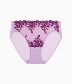 Wacoal Panties|Hi-Cut * Ebrace ace® Hi-Cut Lavender Sage/Dark Purple