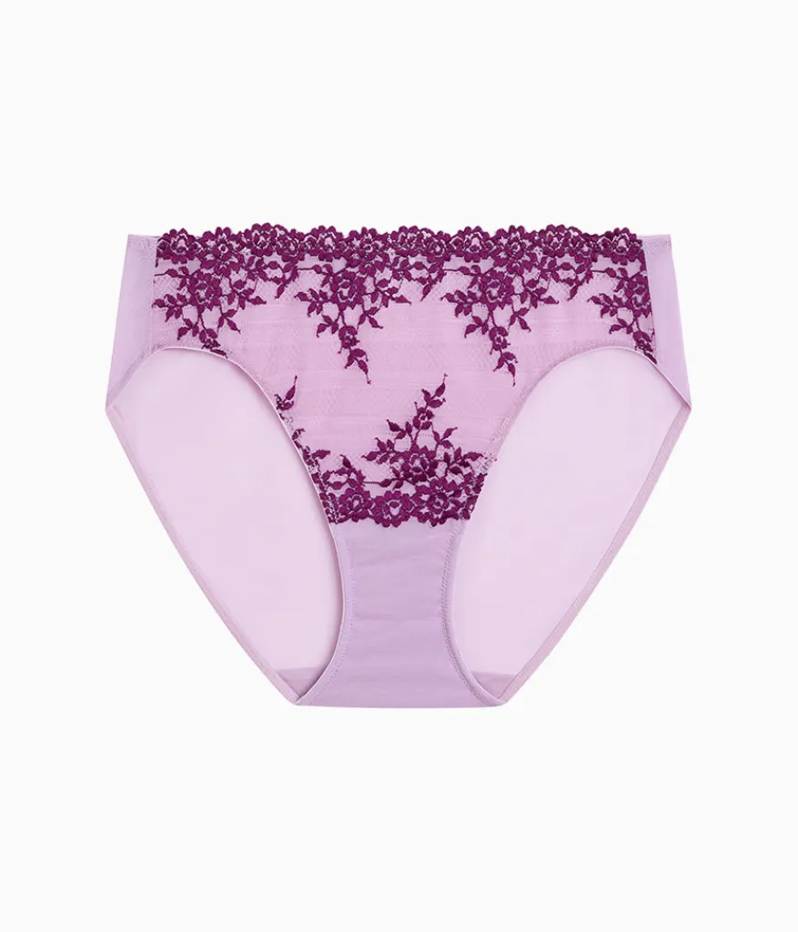 Wacoal Panties|Hi-Cut * Ebrace ace® Hi-Cut Lavender Sage/Dark Purple