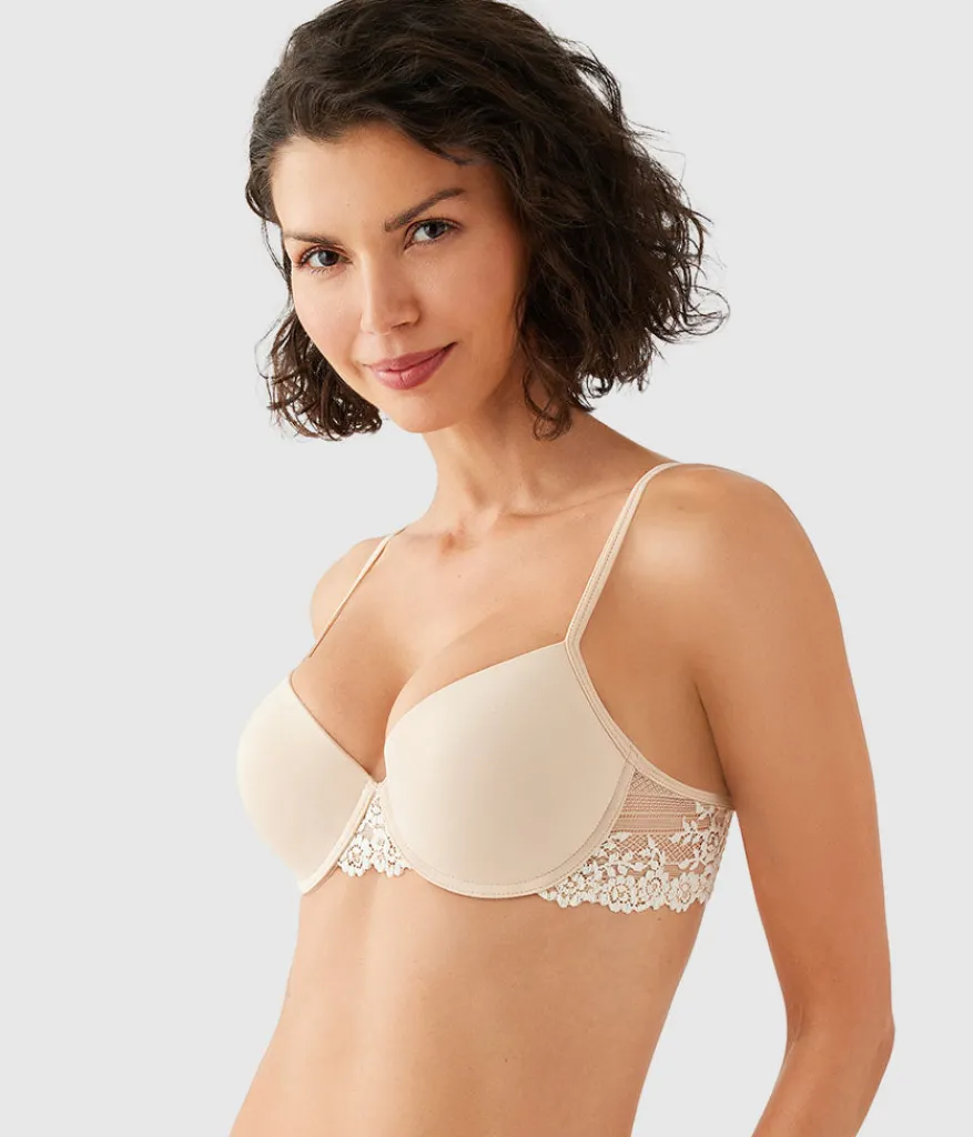 Wacoal Push Up|Bras * Embrace Lace® Petite Push Up Underwire Bra Sand