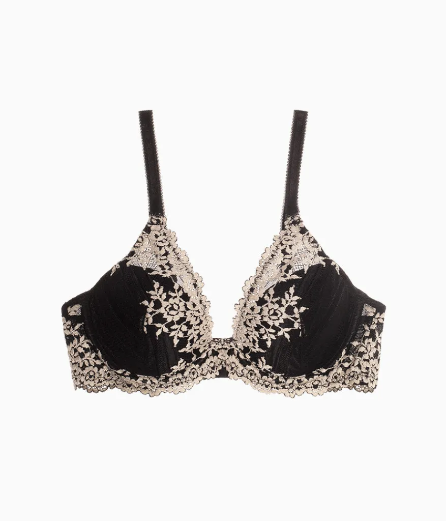 Wacoal Lace * Embrace Lace® Plunge Bra Black