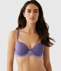 Wacoal Seamless|Underwire * Embrace Lace® T-Shirt Bra Grape Compote Multi