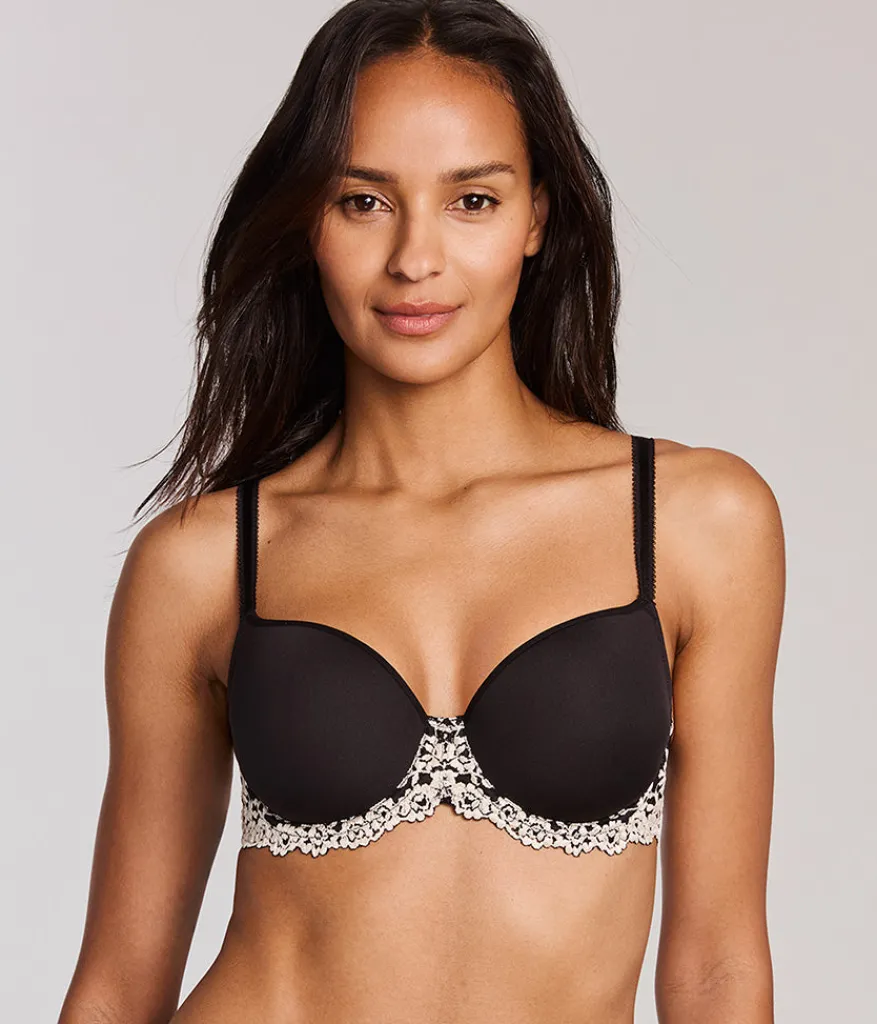 Wacoal Seamless|Underwire * Embrace Lace® T-Shirt Bra Black