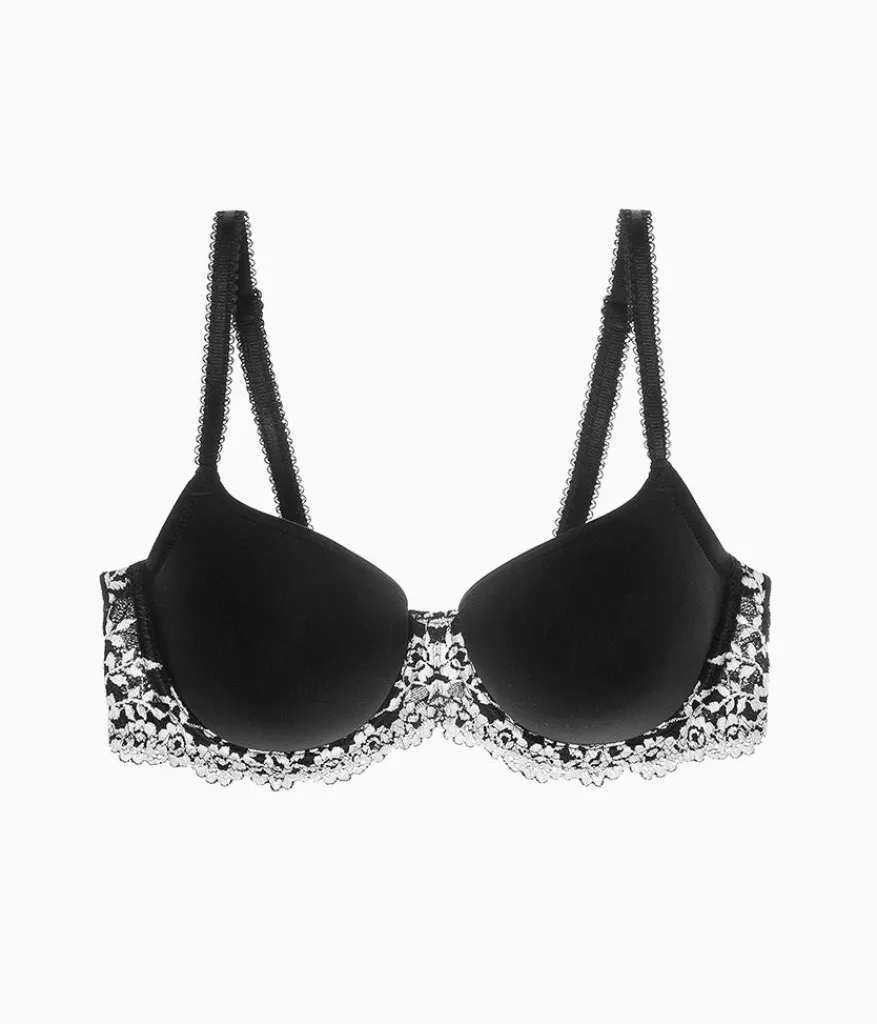Wacoal Seamless|Underwire * Embrace Lace® T-Shirt Bra Black