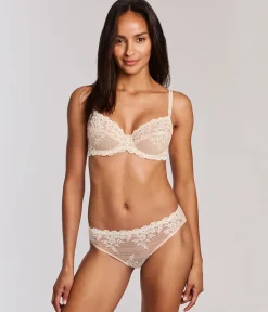 Wacoal Unlined|Lace * Embrace Lace® Underwire Bra Sand/Ivory