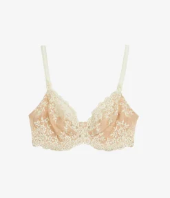 Wacoal Unlined|Lace * Embrace Lace® Underwire Bra Sand/Ivory