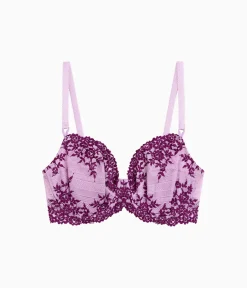 Wacoal Unlined|Lace * Embrace Lace® Underwire Bra Lavender Sage/Dark Purple