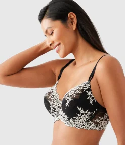 Wacoal Unlined|Lace * Embrace Lace® Underwire Bra Black