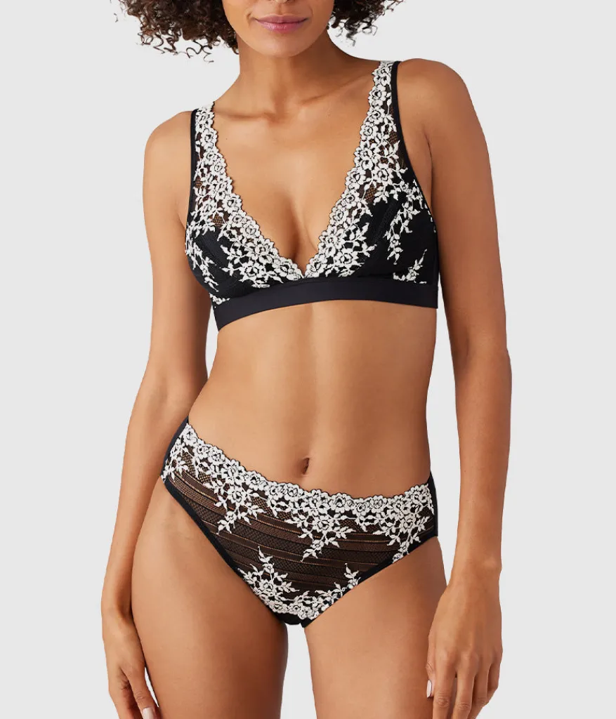 Wacoal Bralettes|Unlined * Embrace Lace® Wire Free Bralette Black