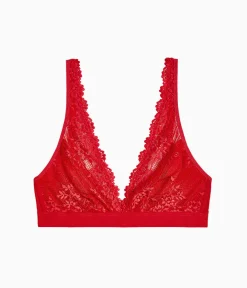 Wacoal Bralettes|Unlined * Embrace Lace® Wire Free Bralette Equestrian Red