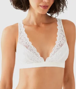 Wacoal Bralettes|Unlined * Embrace Lace® Wire Free Bralette Delicious White