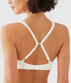 Wacoal Bralettes|Unlined * Embrace Lace® Wire Free Bralette Delicious White